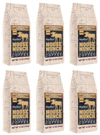 Moose Munch Butterscotch Caramel Ground Coffee - 12 Ounce (Case of 6)