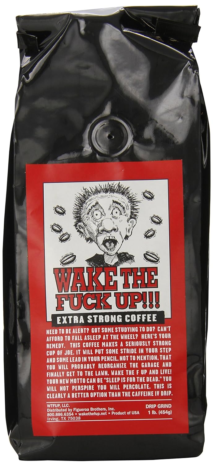 Wake the F'Up Uncensored Coffee, Original Extra Strong - 16 Ounce