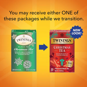 Twinings Christmas Black Tea Bags, Cinnamon & Cloves - 20 Count