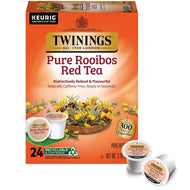 Twinings Pure Rooibos Caffeine Free Red Tea K-Cups - 24 Count (Case of 4)