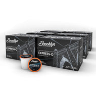 Brooklyn Beans Express-O Dark Roast Single Serve Coffee Cups -12 Count (Case of 6)