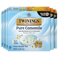 Twinings Pure Camomile Herbal Tea Bags - 50 Count (Case of 6)