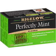 Bigelow Perfectly Mint Black Tea Bags, 20 Count Box (Case of 6)