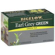 Bigelow Earl Grey Green Tea Bags - 20 Count Box (Case of 6)