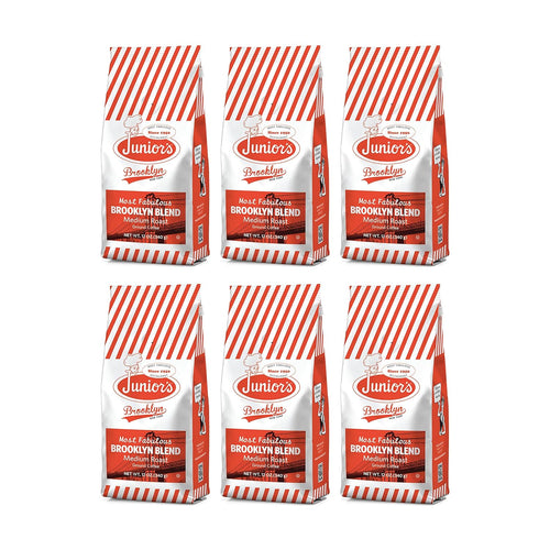 Junior's Most Fabulous Brooklyn Blend Ground Coffee - 12 Ounce (Case of 6)