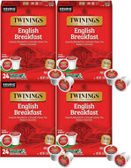 Twinings English Breakfast Black Tea Single Serve K-Cups - 24 Count (Case of 4)