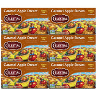 Celestial Seasonings Caramel Apple Dream Herbal Tea Bags - 20 Count (Case of 6)