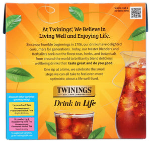 Twinings Pure Black Unsweetened Iced Tea Bags - 72 Count