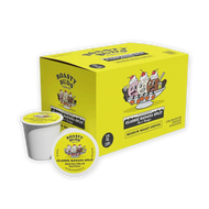 Roasty Buds Classic Banana Split Flavored Single Serve Coffee Cups - 12 Count
