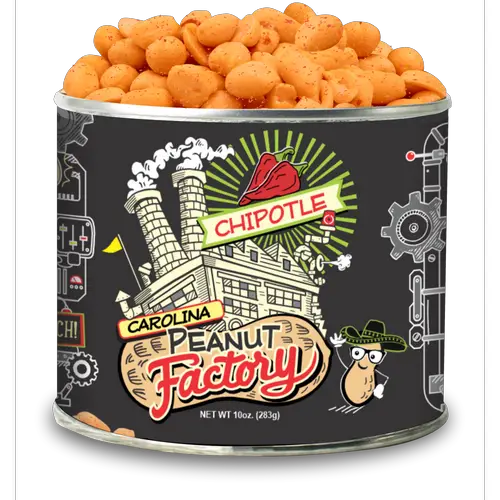 Carolina Peanut Factory Chipotle Flavored Gourmet Peanuts - 10 oz