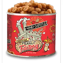 Carolina Peanut Factory Honey Chipotle Flavored Gourmet Peanuts - 10 oz