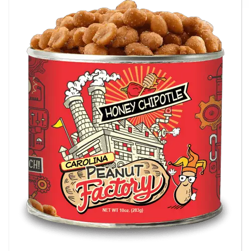 Carolina Peanut Factory Honey Chipotle Flavored Gourmet Peanuts - 10 oz