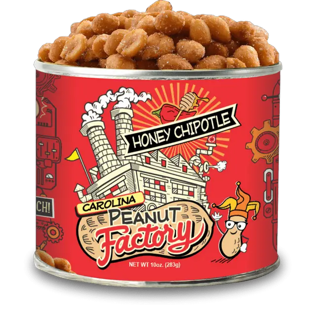 Carolina Peanut Factory Honey Chipotle Flavored Gourmet Peanuts - 10 oz