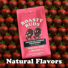 Roasty Buds Chocolate-Covered Strawberry Flavored Coffee - 12 Ounce