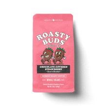 Roasty Buds Chocolate-Covered Strawberry Flavored Coffee - 12 Ounce