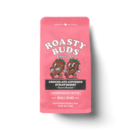 Roasty Buds Chocolate-Covered Strawberry Flavored Coffee - 12 Ounce