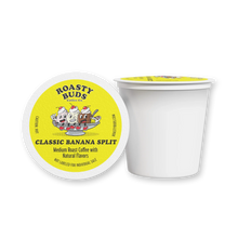 Roasty Buds Classic Banana Split Flavored Single Serve Coffee Cups - 12 Count