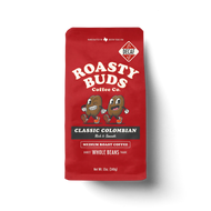 Roasty Buds Decaf Classic Colombian Coffee - 12 Ounce