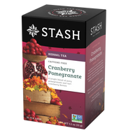 Stash Tea Cranberry Pomegranate Caffeine Free Herbal Tea Bags - 18 Count (Case of 6)