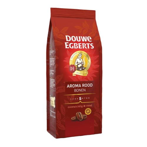 Douwe Egberts Aroma Rood Whole Bean Medium Roast Coffee - 17.6oz (Case of 6)
