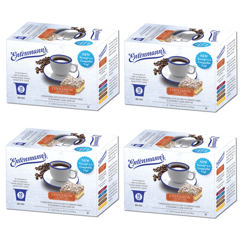 Entenmann's Cinnamon Crumb Cake Single Serve Coffee - 10 Count (Case of 4)