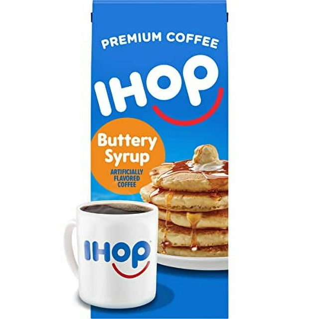 IHOP Buttery Syrup Flavored Ground Coffee - 11 Ounce