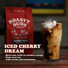Roasty Buds Cherry Bomb Flavored Coffee - 12 Ounce