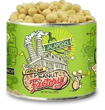 Carolina Peanut Factory Jalapeno Flavored Gourmet Peanuts - 10 oz