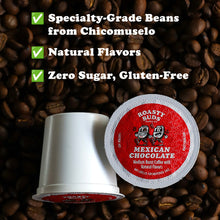 Roasty Buds Mexican Chocolate Flavored Single Serve Coffee Cups - 12 Count