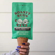 Roasty Buds Minty Choco Chip Flavored Coffee - 12 Ounce