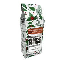 Moose Munch Holiday Milk Chocolate Caramel Ground Coffee - 12 Ounce (Case of 6)