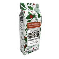 Moose Munch Holiday Peppermint Mocha Gourmet Ground Coffee - 12 Ounce