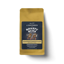 Roasty Buds Bartender's Espresso Blend Whole Bean Coffee - 12 Ounce