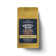 Roasty Buds Bartender's Espresso Blend Whole Bean Coffee - 12 Ounce