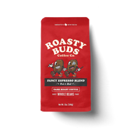 Roasty Buds Fancy Espresso Blend Whole Bean Coffee - 12 Ounce