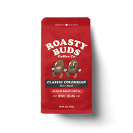 Roasty Buds Classic Colombian Coffee - 12 Ounce