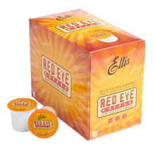 Ellis Coffee Red Eye Double Caffeinated Single Serve Coffee Cups - 24 Count