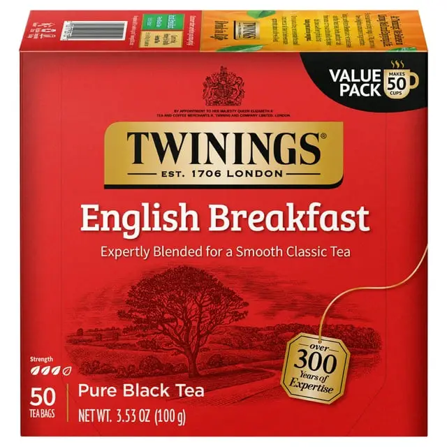 Twinings Classic English Breakfast Black Tea Bags - 50 Count