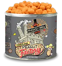 Carolina Peanut Factory Whiskey BBQ Flavored Gourmet Peanuts - 10 oz