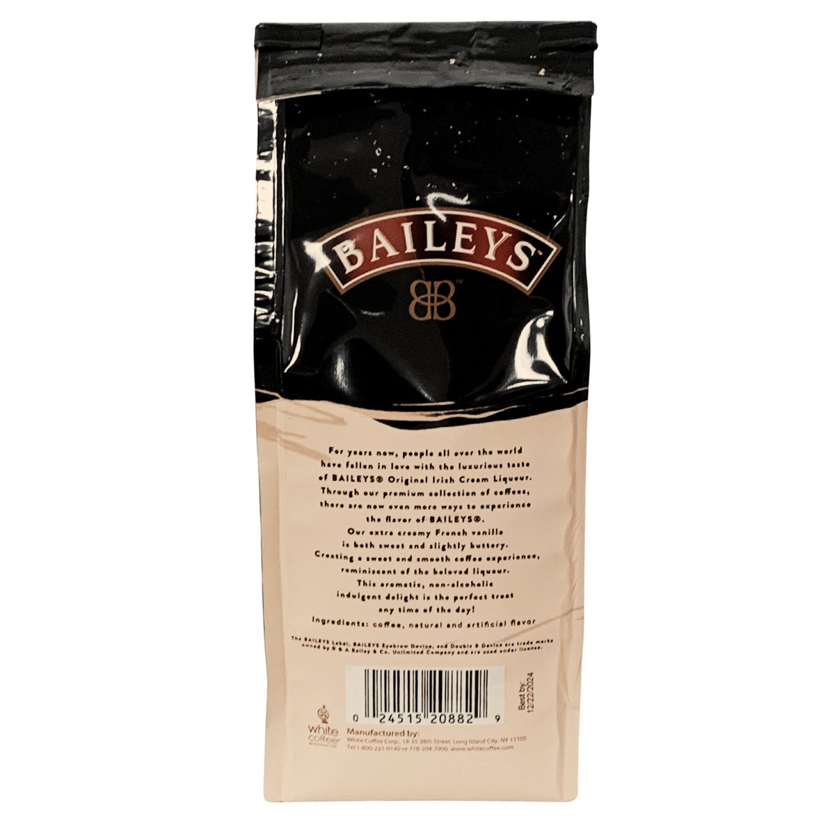 Baileys French Vanilla Flavored Irish Cream Ground Coffee 10 Ounce Meadow Ridge Coffee