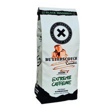 Black Insomnia Extreme Caffeine Butterscotch Caramel Flavored Ground Coffee - 1lb