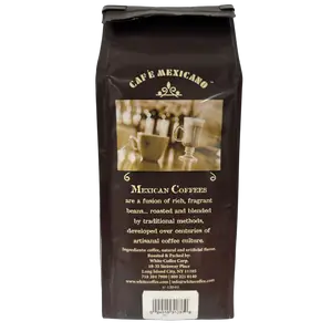 Café Mexicano Coffee, Almond Horchata Flavored, 100% Arabica Craft Roasted Ground Coffee - 12 Ounce