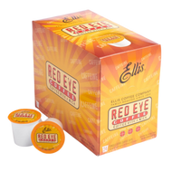 Ellis Coffee Red Eye Double Caffeinated Single Serve Coffee Cups - 24 Count (Case of 4)