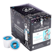 Ellis Coffee French Vanilla Brulée Flavored Single Serve Coffee Cups - 24 Count (Case of 4)