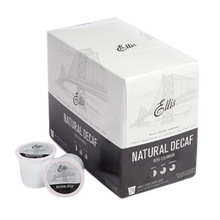 Ellis Coffee Naturally Decaf 100% Colombian Single Serve Coffee Cups - 24 Count