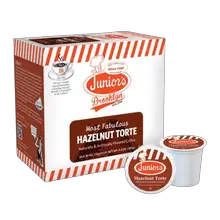 Junior's Most Fabulous Hazelnut Torte Flavored Single Serve Coffee Cups - 18 Count