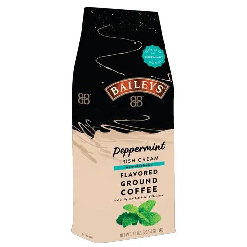 Baileys Peppermint Flavored Irish Cream Non Alcoholic Ground Coffee - 10 Ounce