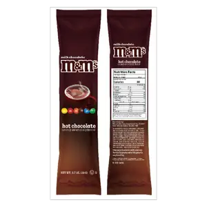 M&M Milk Chocolate Flavored Hot Cocoa Single Serve Sticks - 6 Count