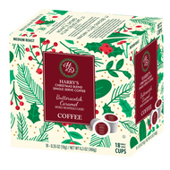 Harry & David Christmas Blend Butterscotch Caramel Coffee Cups - 18 Count