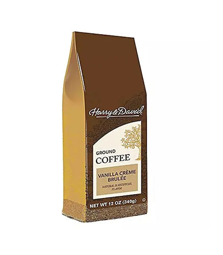 Harry & David Vanilla Creme Brulee Flavored Ground Coffee - 12 Ounce